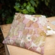 cuscino in cotone ecoprint robbia