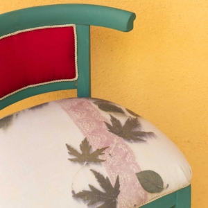 poltroncina ecoprint vintage