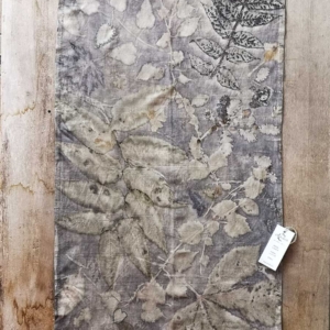 runner cotone vintage ecoprint