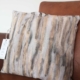 cuscino cotone ecoprint eucalipto