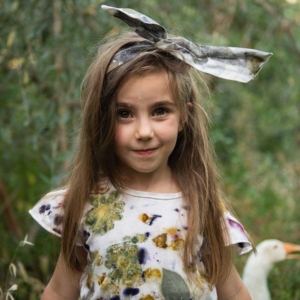 maglietta bimba ecoprint