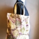 shopper cotone ecoprint foglie miste