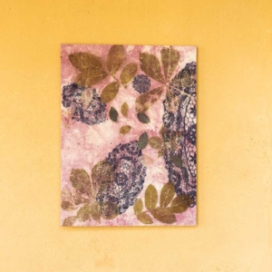 tela tessuto ecoprint pizzo rosa